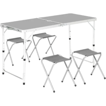 Набор мебели для пикника GREEN GLADE M790-4 светло-серый